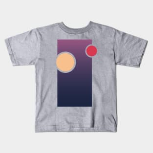 Minimalistic Tatooine Kids T-Shirt